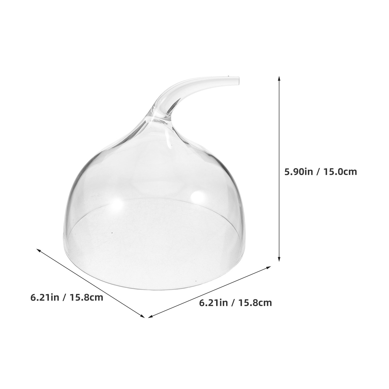 Lichtgewicht, transparante taa - Plastic Dome Clear recensie en prijs