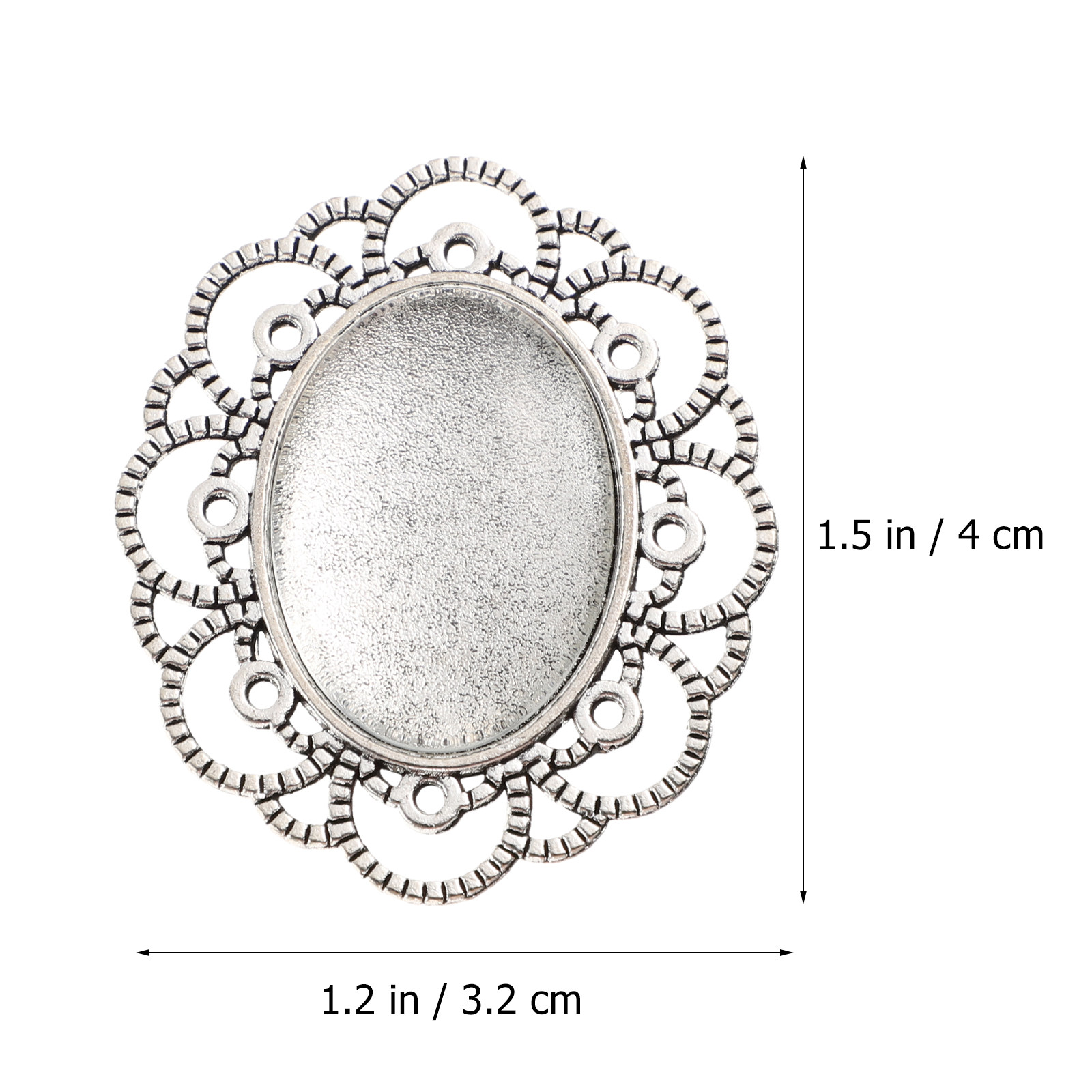 30 stuks brochebasis, vintage  - Plastic Dome Clear recensie en prijs